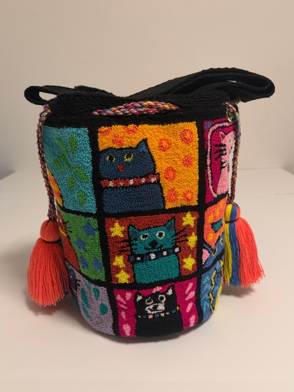 Wayuu Bag Pop Art Cat